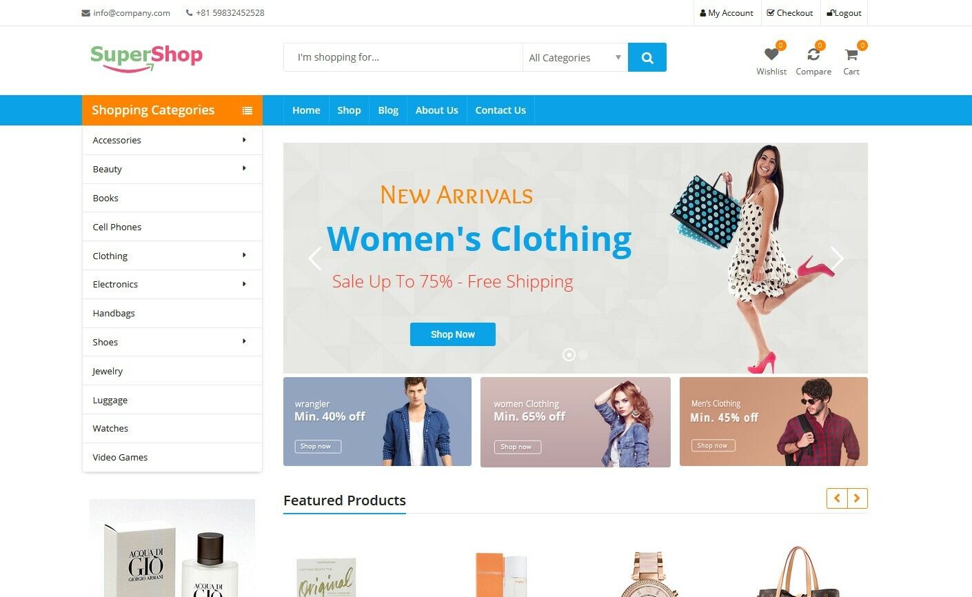 Amazon, eBay Affiliate DROPSHIPPING Website For Sale  eCommerce Website