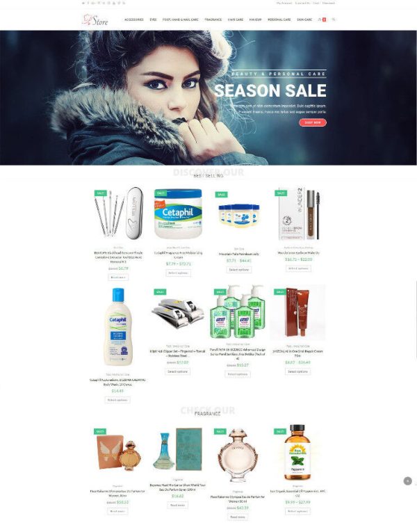 Beauty-and-Skin-Care-Store-Amazon-Affiliate-eCommerce-Website