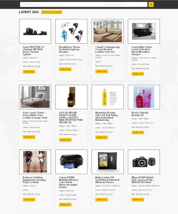 Classified Ads Website For Sale, Free Installation