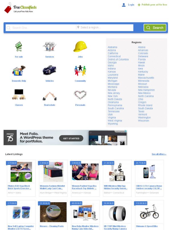 Classified Ads Website