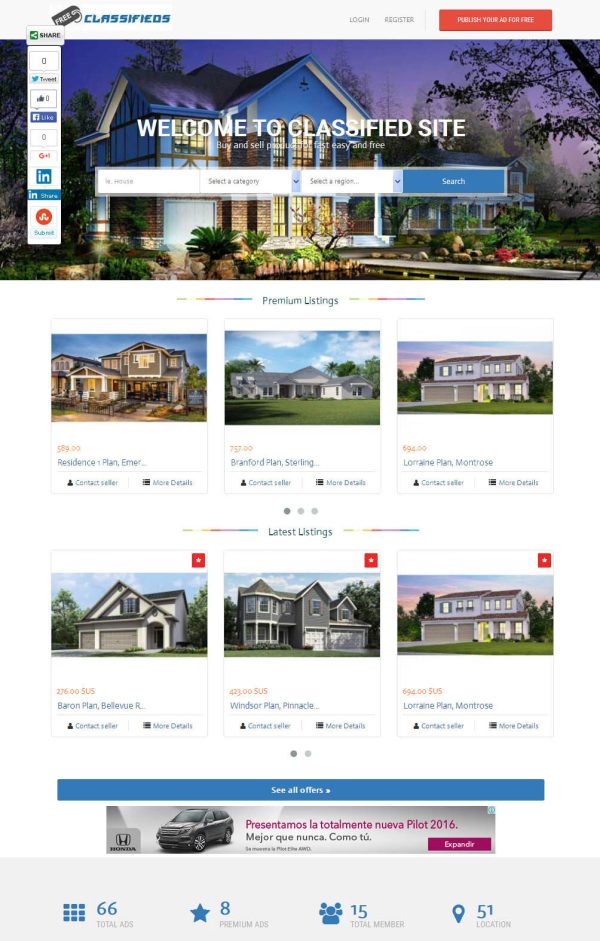 Classifieds Website 