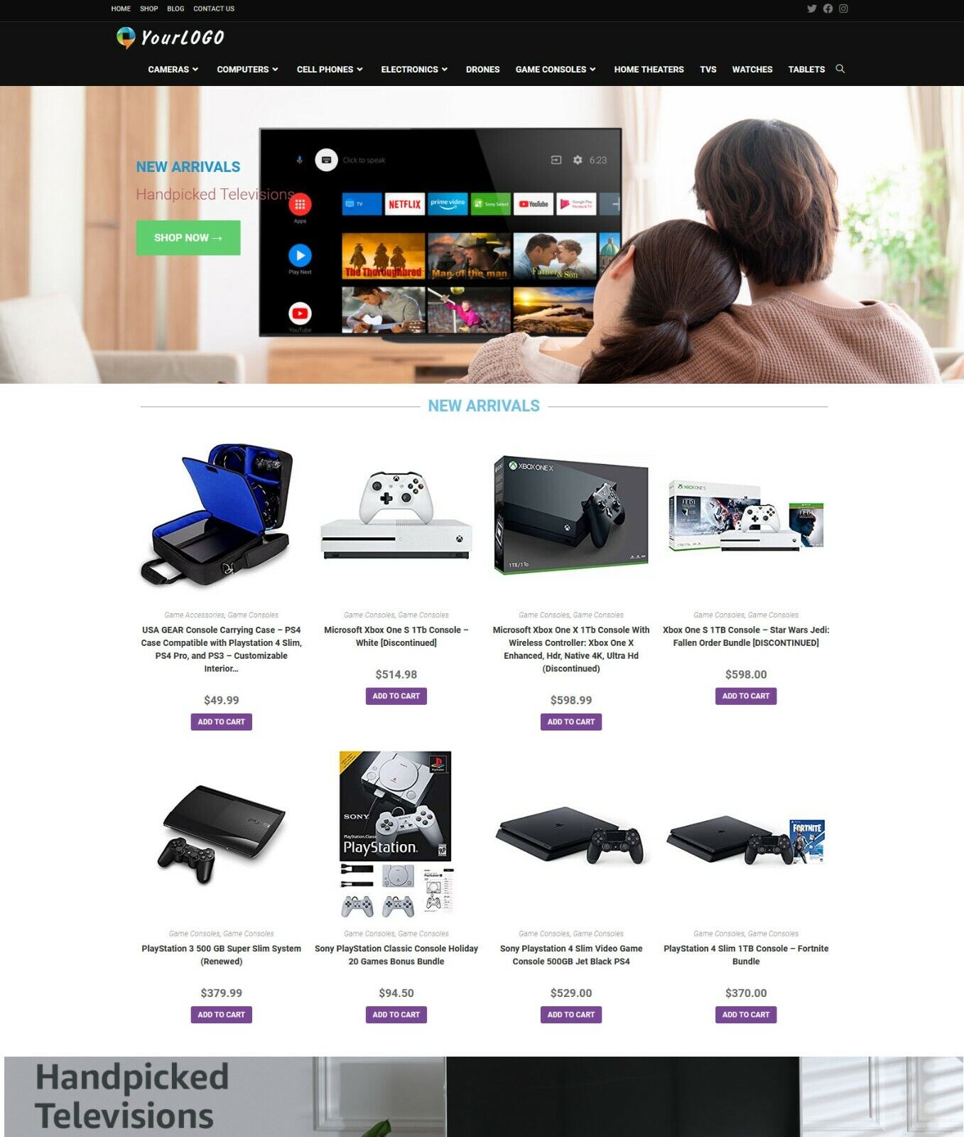 Electronics and Gadgets Store, Drop Shipping Website