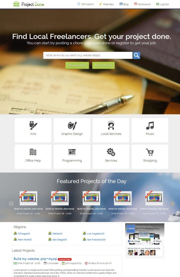Freelancer Website For Sale - Responsive