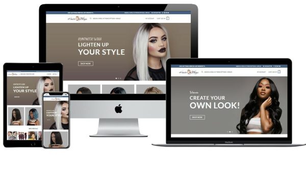 Hair Products Store Drop Shipping eCommerce Website