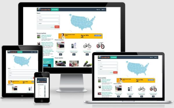 Local Classified Website (Map Theme) 