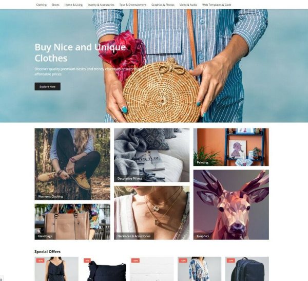 Marketplace & Classified Ads Website + Installation