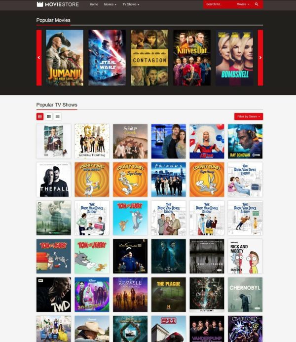 Movies, TV Shows Store Website (Amazon, iTunes Affiliate)