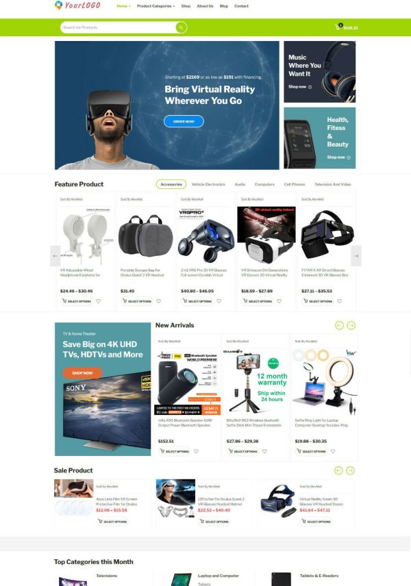 Niche Dropshipping, Multi vendor and Affiliate website
