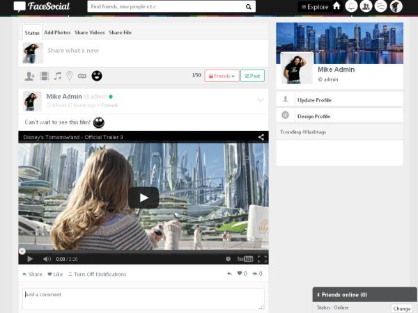 Online Community / Social Network Website - Free Installation