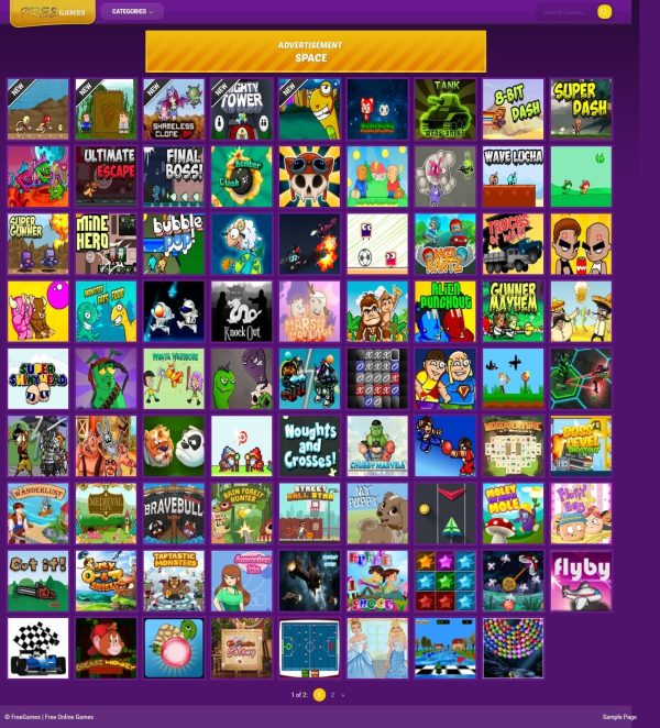 Online Games Website
