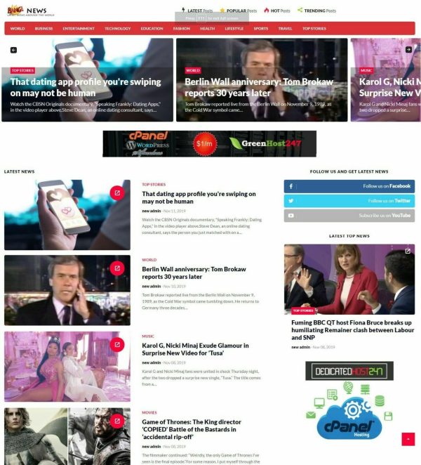 Online News Website Runs Autopiloting and Installation with SSL