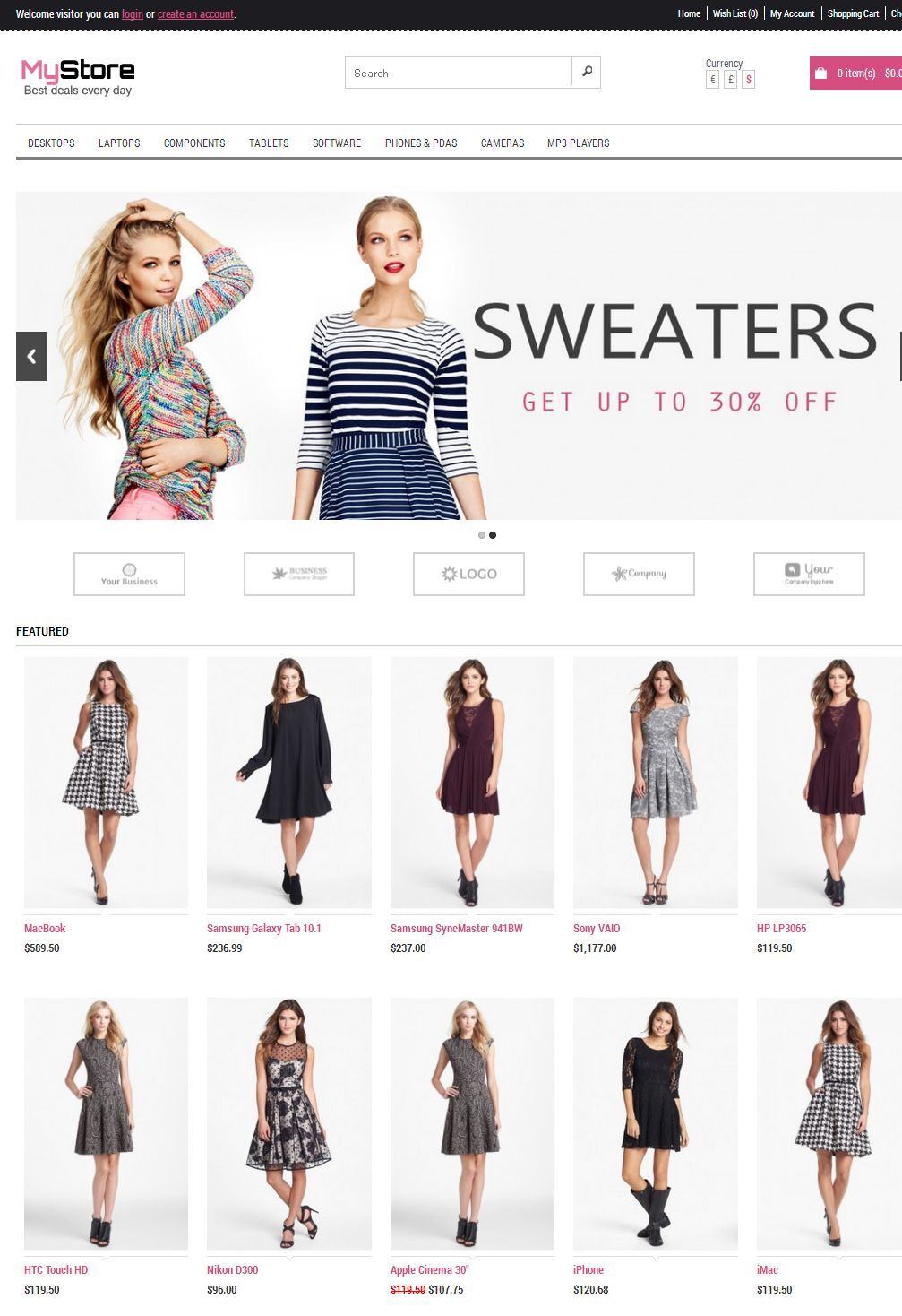 Online Shop/Store Ecommerce Website