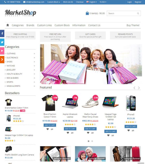 Online Shop/Store Ecommerce Website + Multi Vendoring