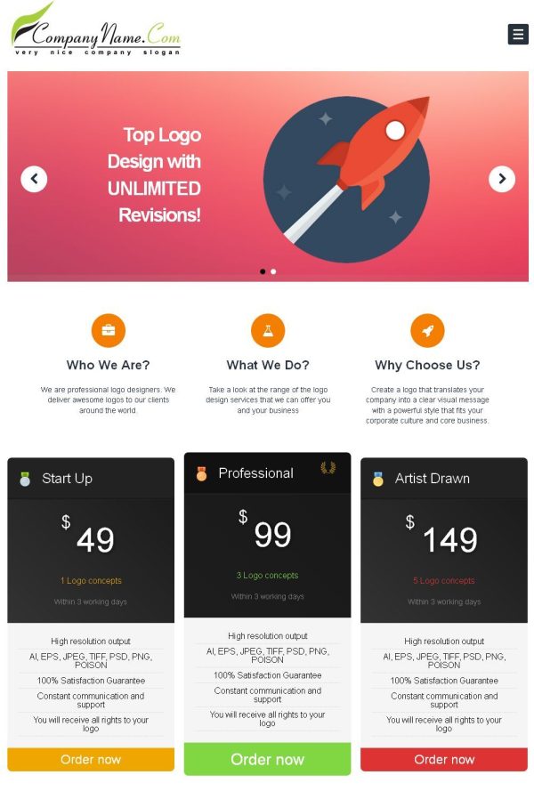Professional Logo Reseller Website For Sale