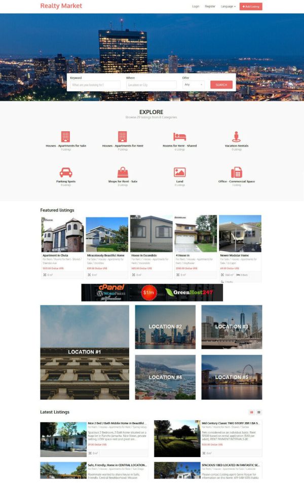 Real Estate Classifieds 