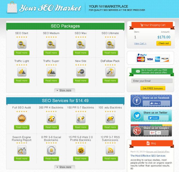 SEO Services Reseller Business Website