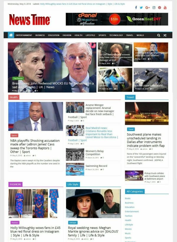 Self Updating Online NEWS Website - Free Installation