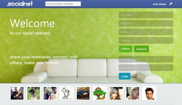 Social Network Website and Installation