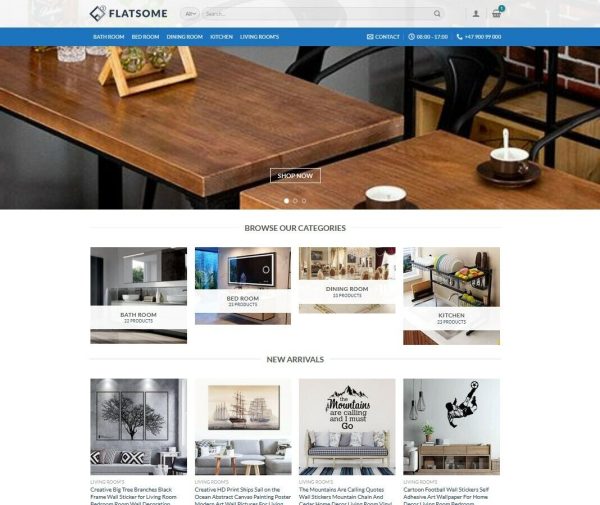 Turnkey Dropshipping Website, Home Décor Interior Products Storeing
