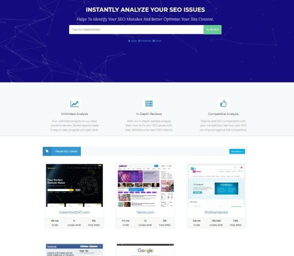 Website SEO Reviewer Checker Website and Installation