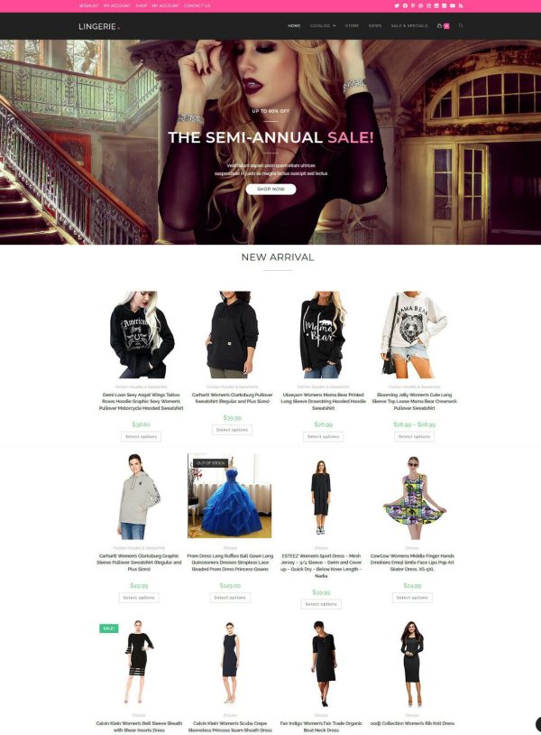 Women's Clothing Store + Amazon Affiliate / DropShipping Website