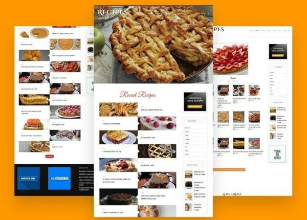 Wordpress Cooking Recipes Website with 13,000+ recipes + Free Install
