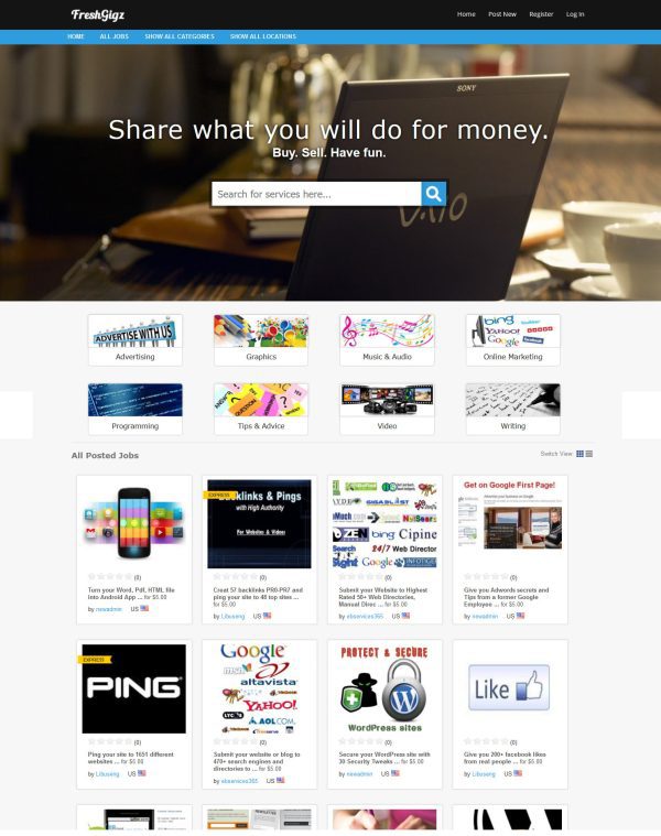 fiverr clone