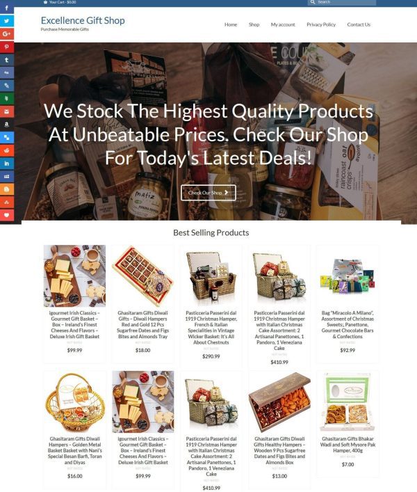 Gift Shop - Amazon, Ali Affiliate / Dropship Website