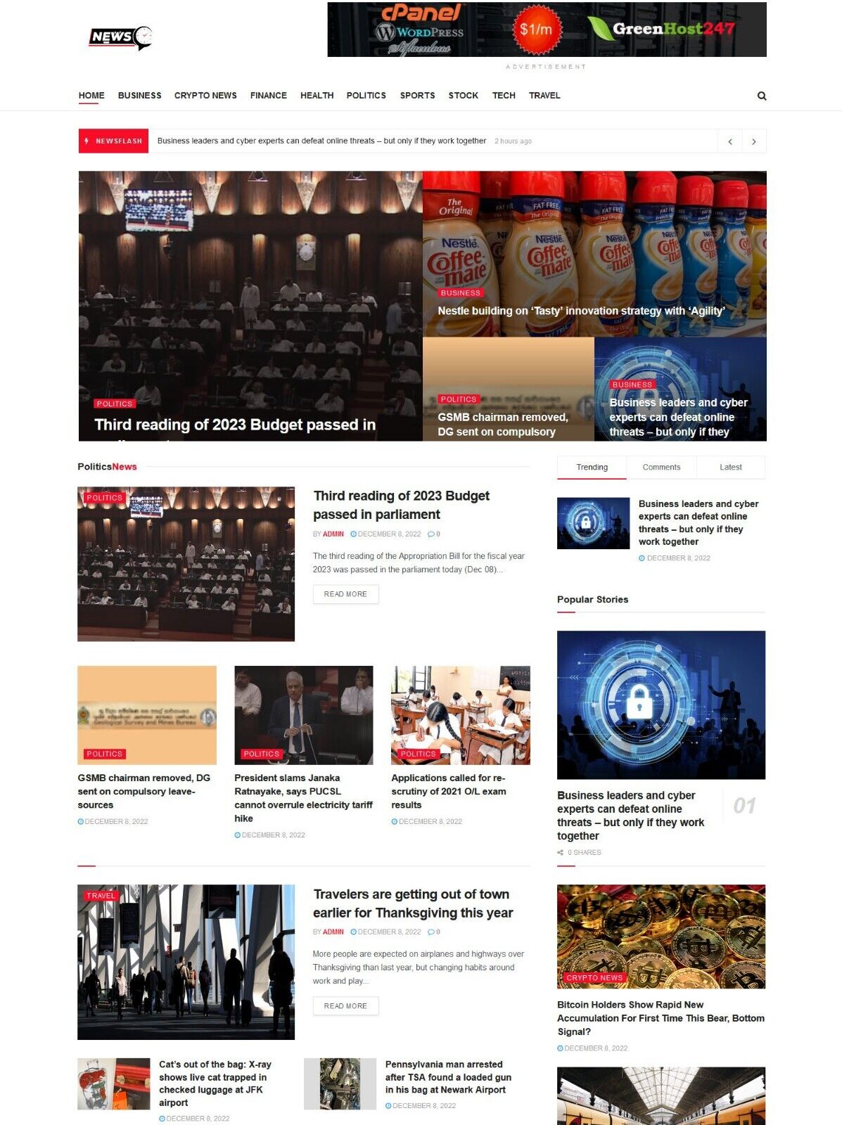 Fully Automated Self Updating WordPress News Website Autopilot SEO Ready