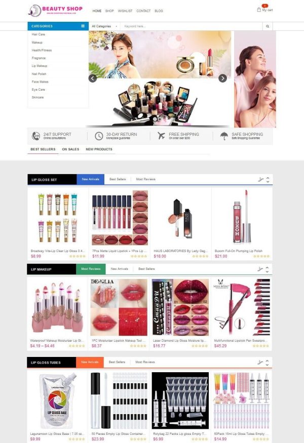 Beauty & Personal Care Amazon, Ali Affiliate / Dropship Website