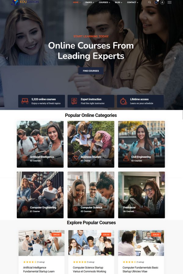 Education/School/Learning Website