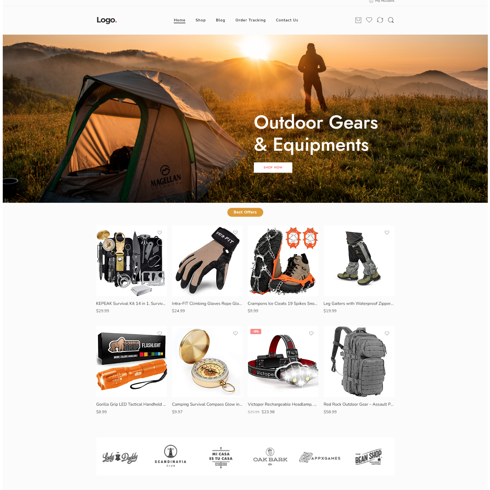Dropshipping Website Business Affiliate – Outdoor Gears