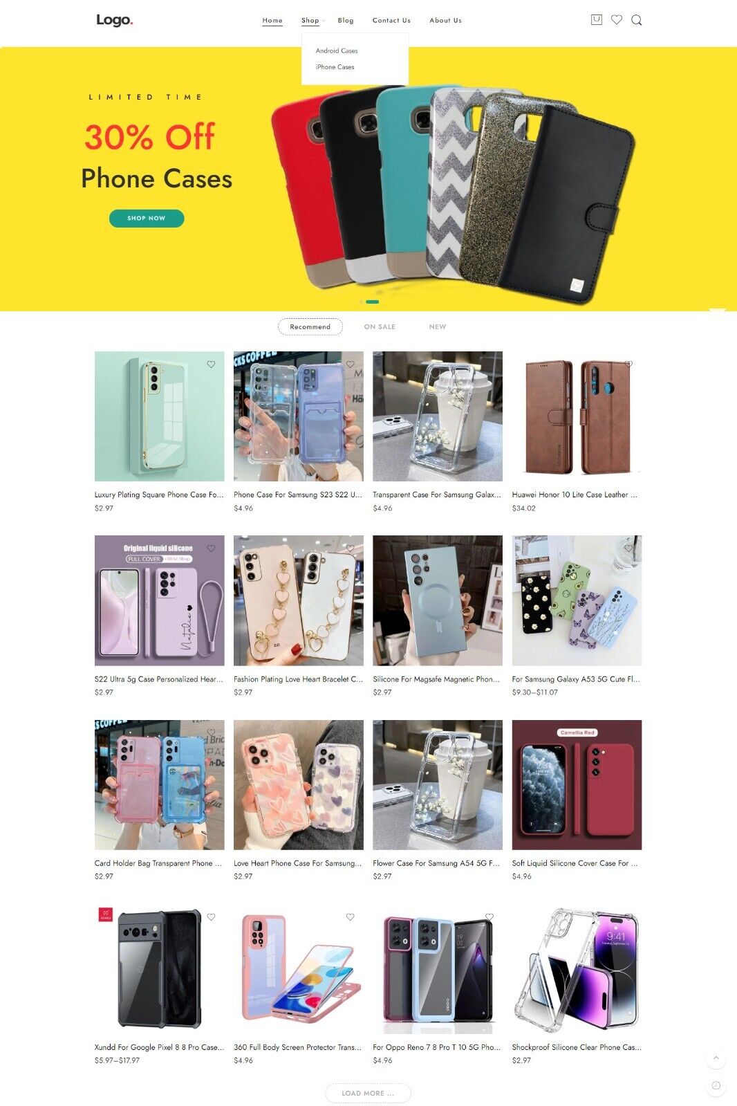 Phone Cases, DropShipping Affiliate Website