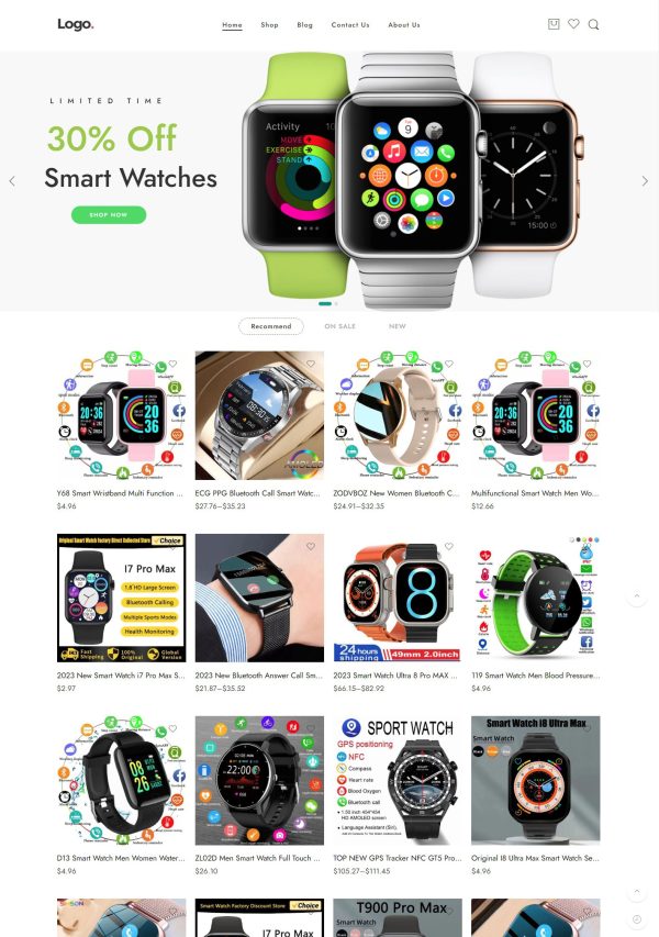 Dropshipping Website Business Affiliate - Smart Watches