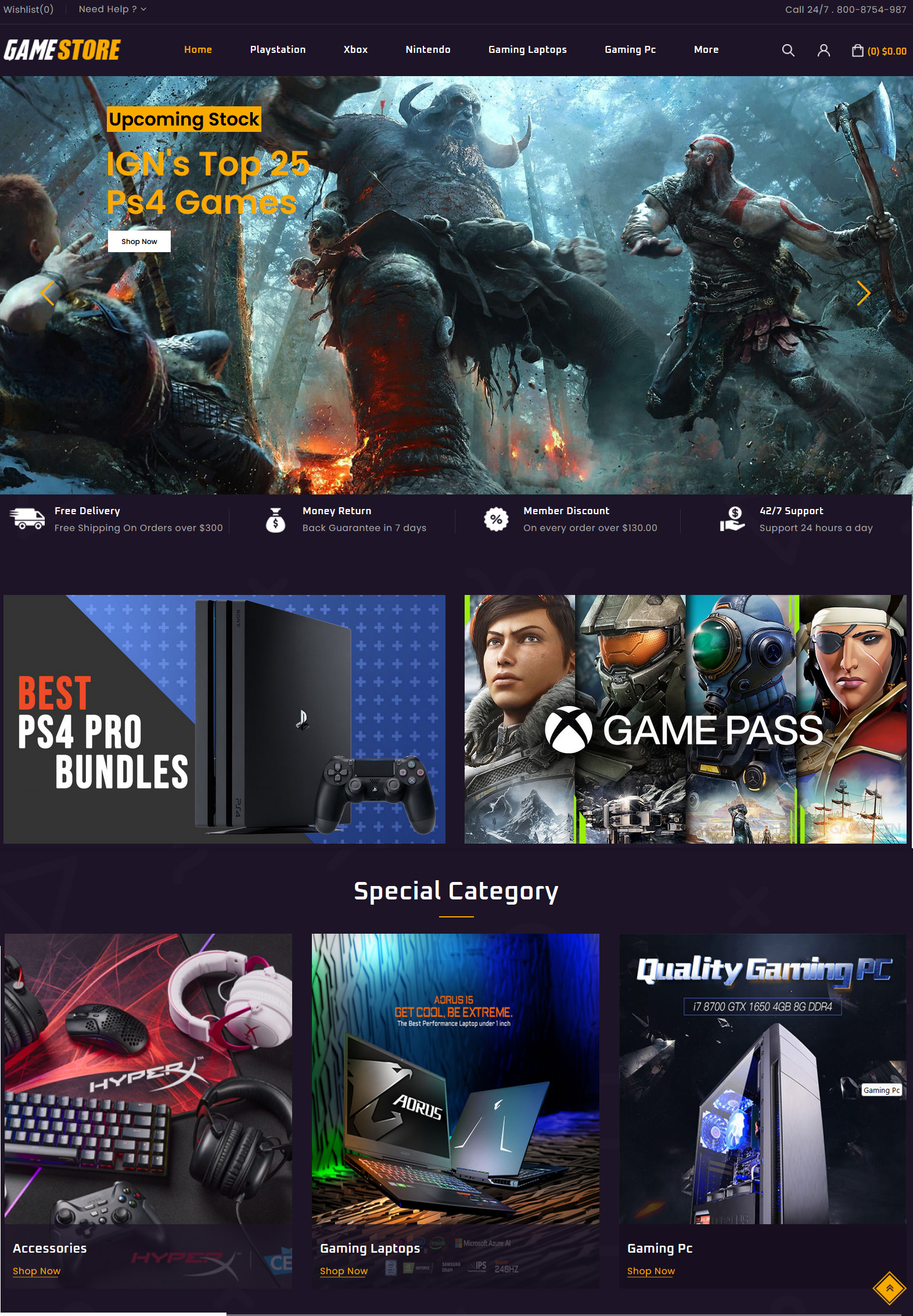 Turnkey Affiliate / Dropshipping Game Store Website+ Free Hosting