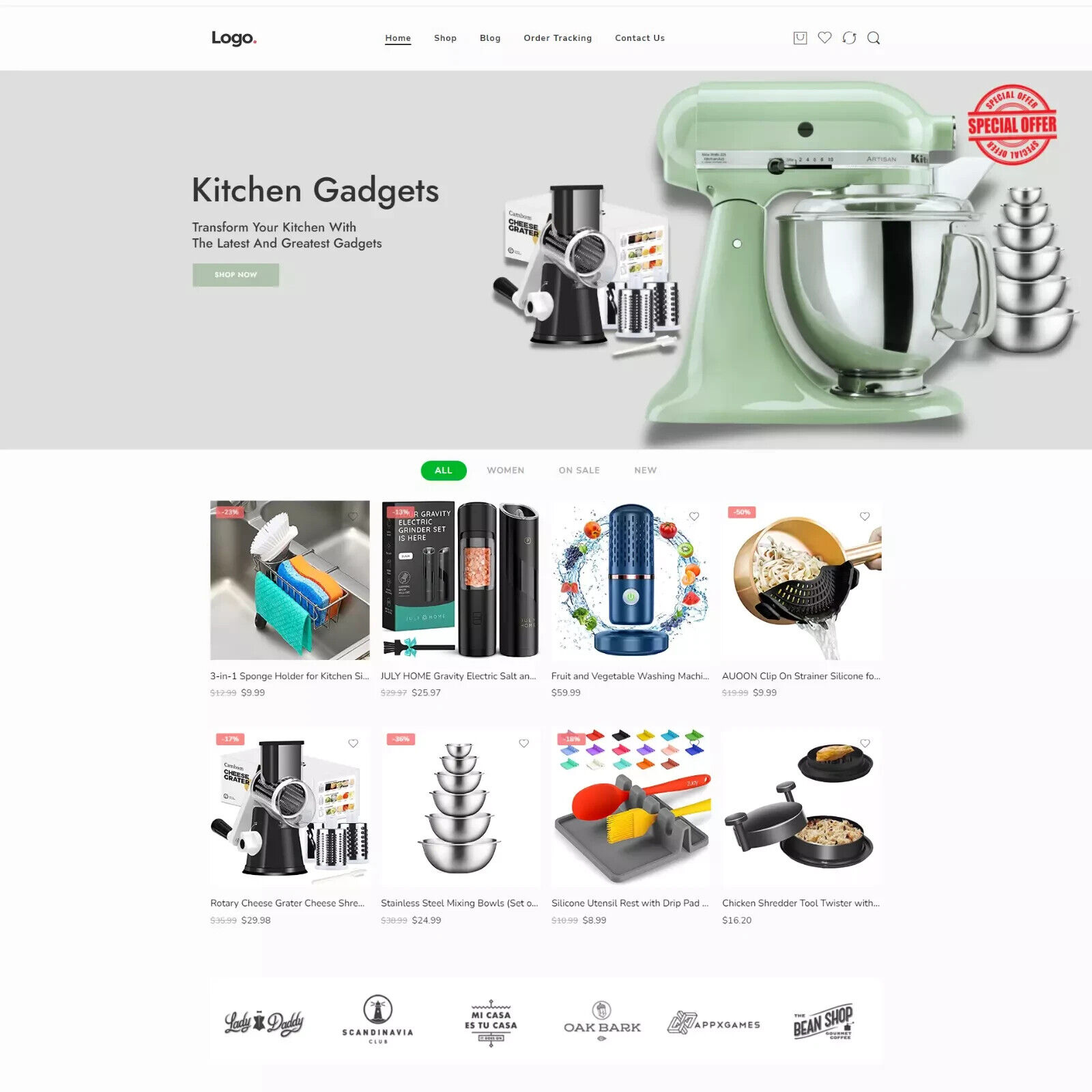 Drop shipping / Affiliate Ecommerce Business Website, Kitchen Appliances