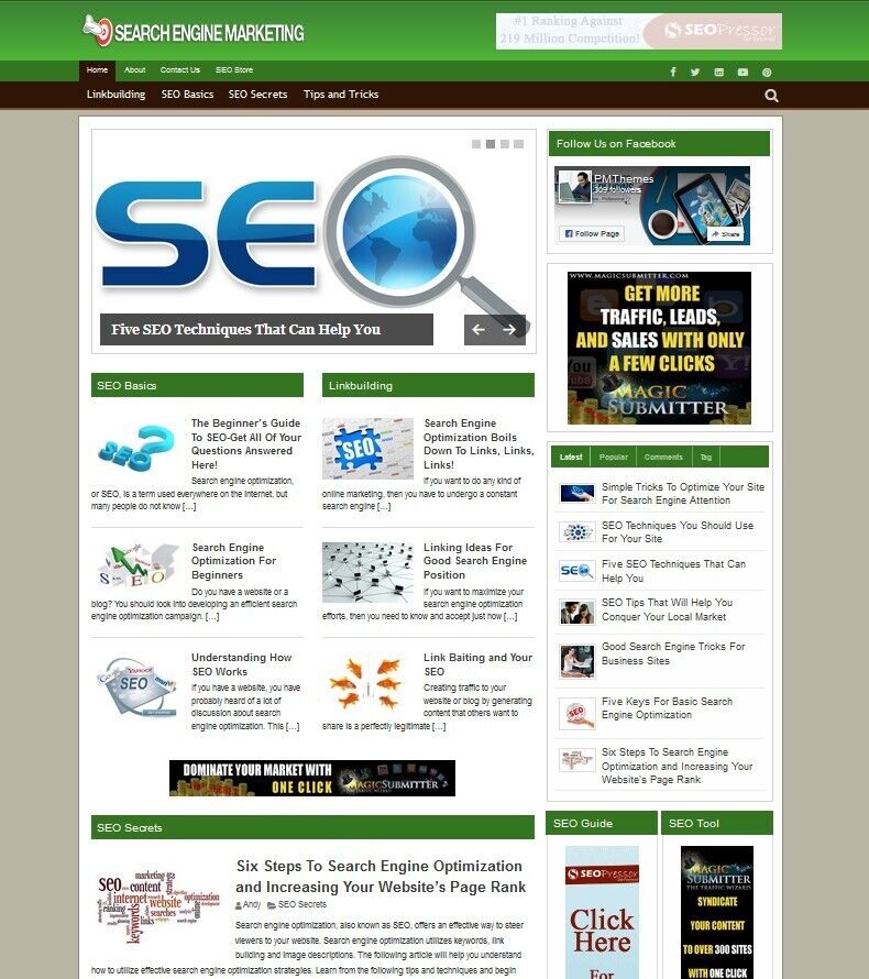 Search Engine Marketing Tips Blog Website