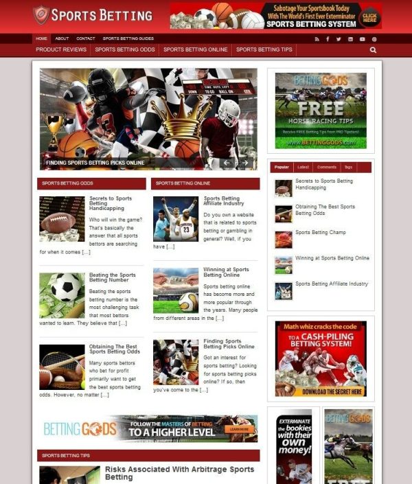 Sports Betting Tips Blog Website