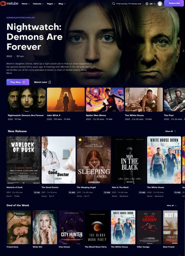 Movies Videos Streaming Website