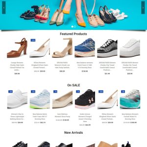 Women's Shoes Store - Affiliate / Drop Shipping Website + eCommerce