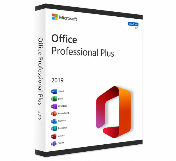 Microsoft Office Professional Plus 2019 Lifetime License | 1 PC