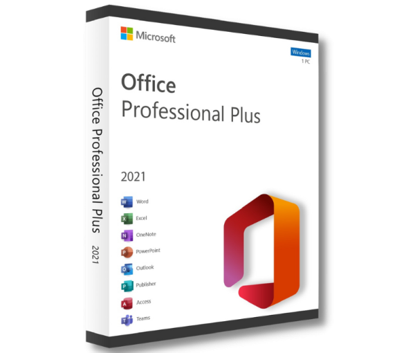 Microsoft Office Professional Plus 2021 Lifetime License | 1 PC