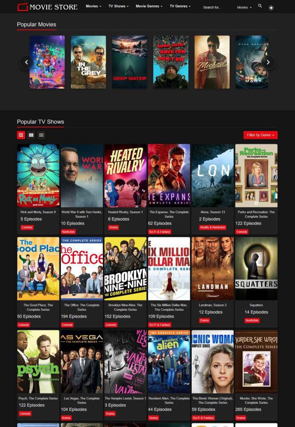 Professional Automated Movie & TV Affiliate Platform Script – Monetization Ready