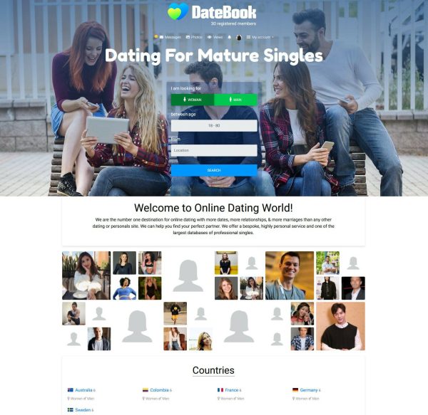 Dating WordPress Website - Launch Your Own Online Dating Website Today!