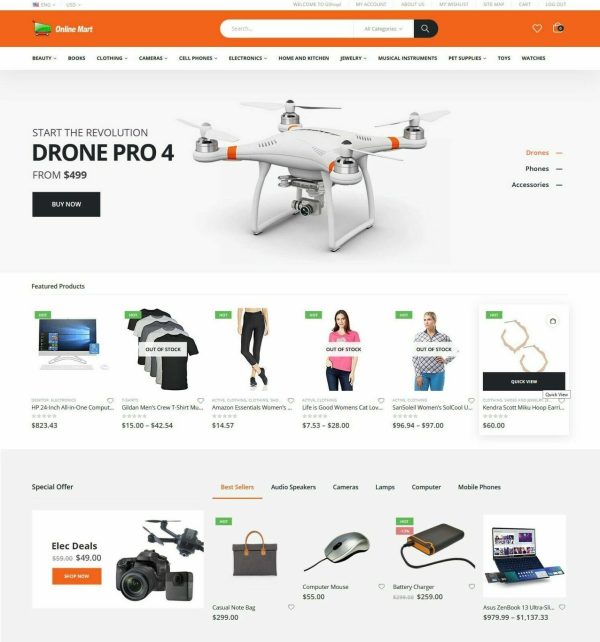 Amazon, eBay Affiliate Dropship Website For Sale