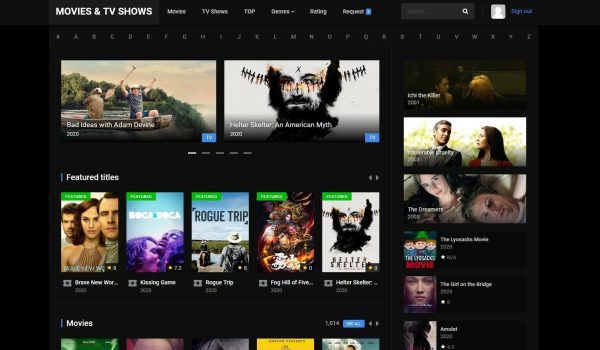 Movies and TV Shows Website