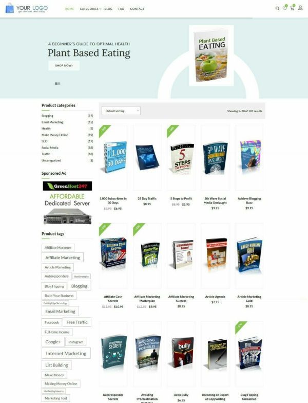 Online Books Shop Website For Sale 107 Books PreLoadeding