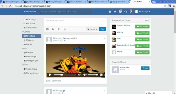 Social Network Website SSL