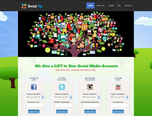 Social Media Marketing Reseller Website - 100% Outsourced - Business In a Box